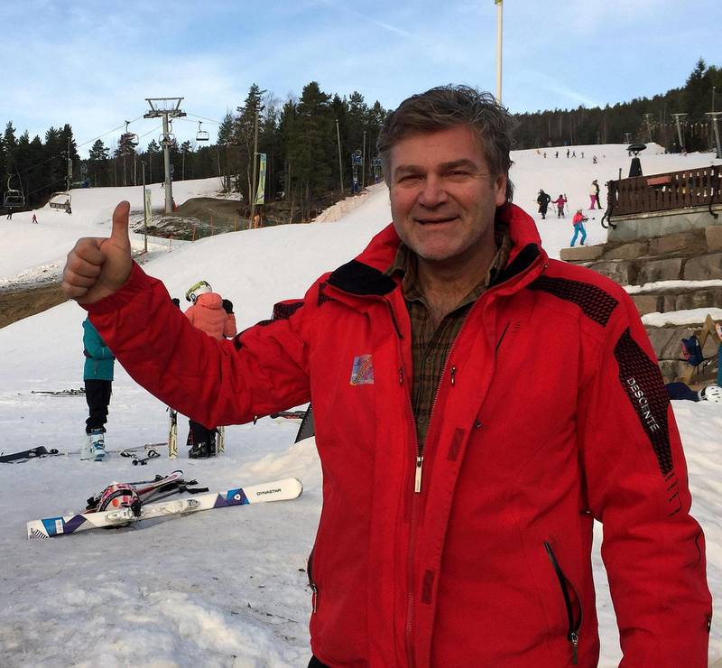 Daglig leder ved Drammen skisenter, Erik Graaberg FOTO: KATRINE STRØM