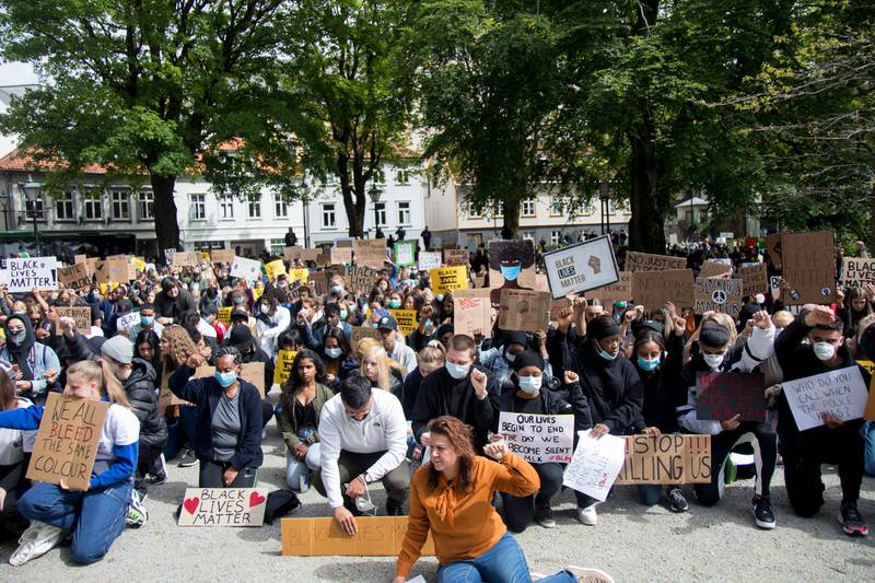 Back Lives Matter, BLM, Demonstrasjon, Stavanger, George Floyd