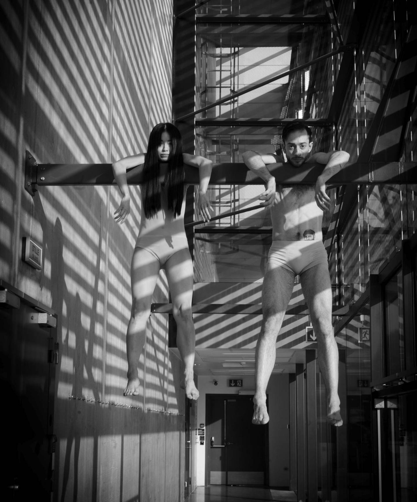 Danserne Miharu Maki (t.v.) og Marco Pagetti (t.h), som begge skal danse i forestillingen.