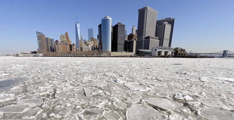 Solberg Fjeldheim valgte å besøke New York i januar, da er det ofte veldig kaldt.