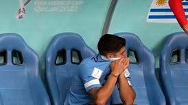 Tårevåt VM-exit for Uruguay tross seier over Ghana