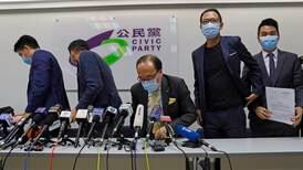 Pro-demokratisk parti i Hongkong oppløser seg