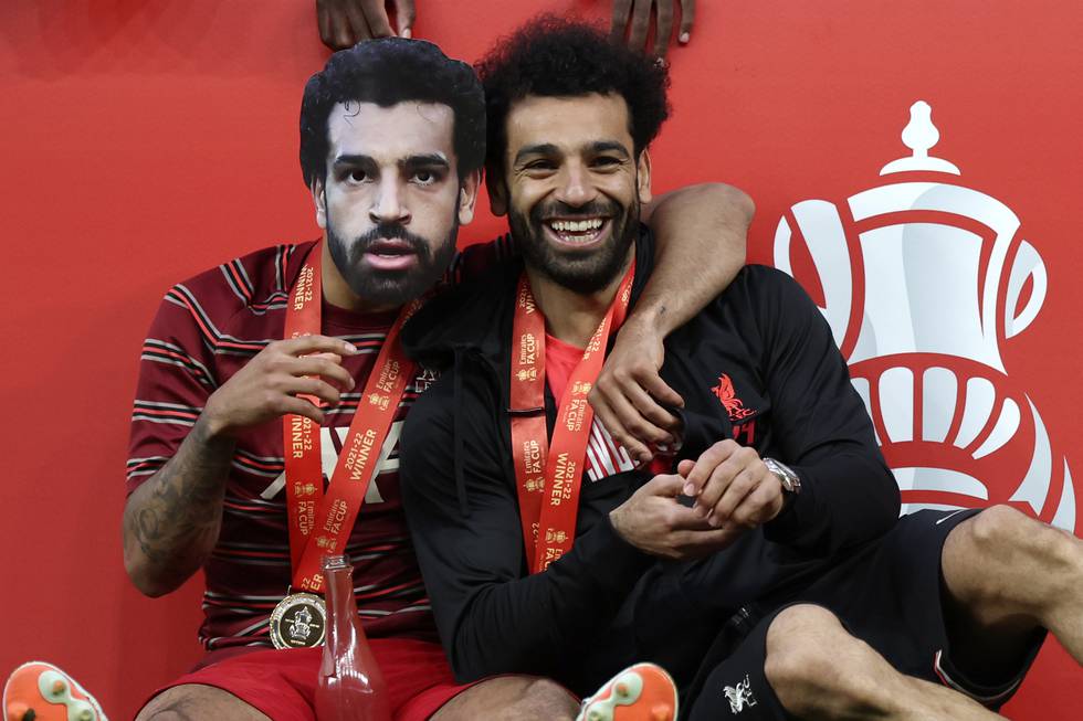 Mohamed Salah blir å se i Liverpool-drakt også neste sesong, ifølge egypteren selv. Foto: Ian Walton / AP / NTB