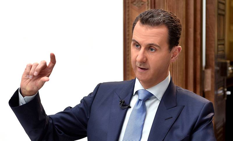 Syrias president Bashar al-Assad. 