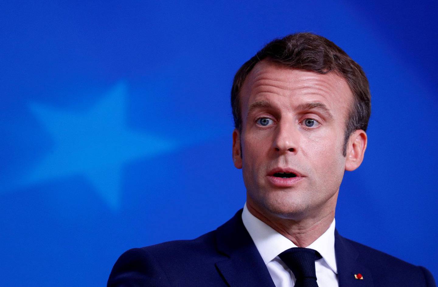 AVLYST: President Macron og regjeringen hadde en konkret plan ferdig med å hente ut alle franskmenn i Syria og kurdiske områder. Men så ble det avlyst – visstnok av redsel for opinionen. FOTO: NTB SCANPIX