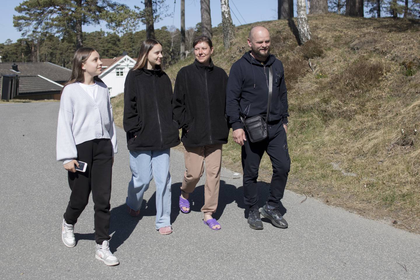 Familien Hapiienko ønsker nå å bosette seg i Norge permanent.