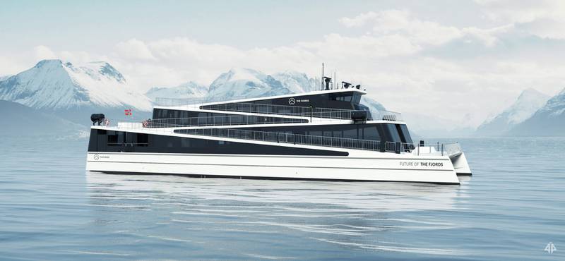 Neste sommer kan du dra på sightseeing i de vestlandske fjordene med den helelektriske båten Future of the fjords. ILLUSTRASJON: CREATIVE COMMONS