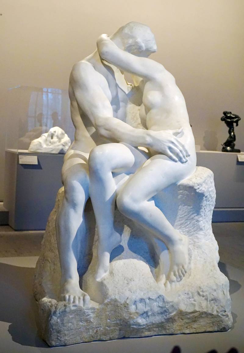 "Kysset" av Auguste Rodin. 