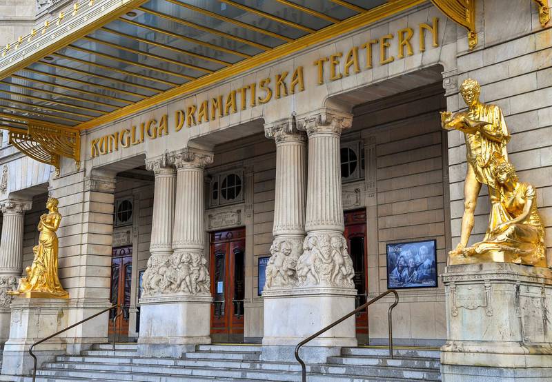 Kungliga Dramatiska Teatern, mer kjent som Dramaten, er Sveriges nasjonalscene. FOTO: TT/NTB SCANPIX