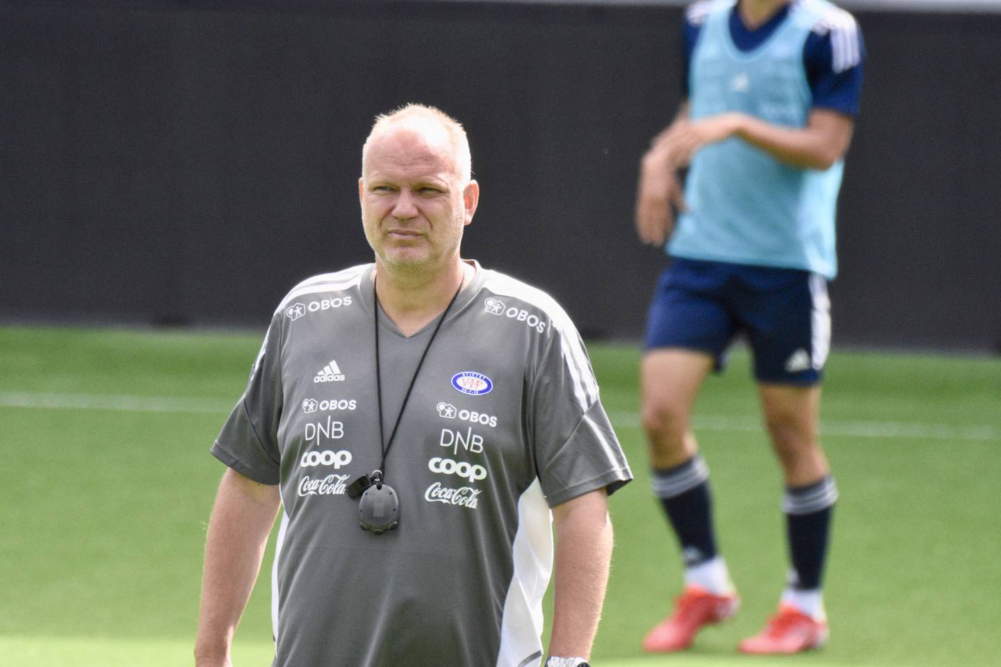 Vålerenga-trener Dag-Eilev Fagermo på torsdagens treningsøkt.
