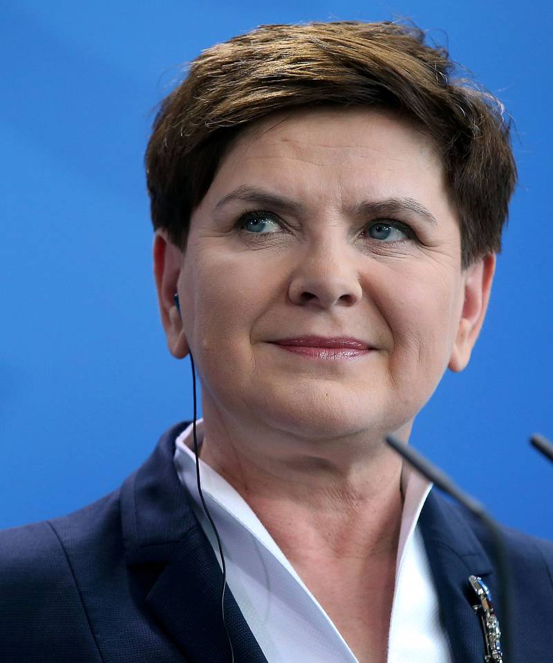 Polens statsminister Beata Szydlo. FOTO: NTB SCANPIX