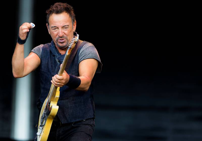Bruce Springsteen holder fortsatt koken, og viste ingen aldringstegn under den 3 timer og 45 minutter lange konserten i Frognerparken. FOTO: BERIT ROALD/SCANPIX