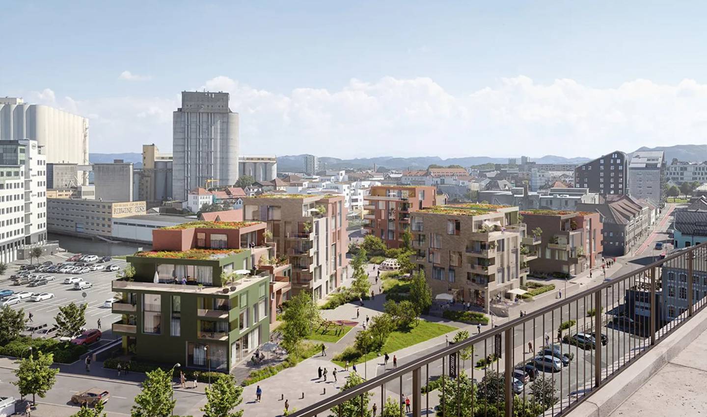 Badedammen Brygge er et av Obos sine boligprosjekter i Stavanger som boligbyggelaget håper å ha ferdig regulert og klart for salgsstart våren 2023.