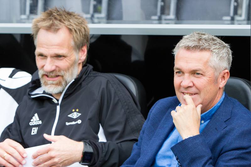 Erik Hoftun (t.v.) og Kåre Ingebrigtsen har lagt en plan for hvordan Ajax skal håndteres i kveld.