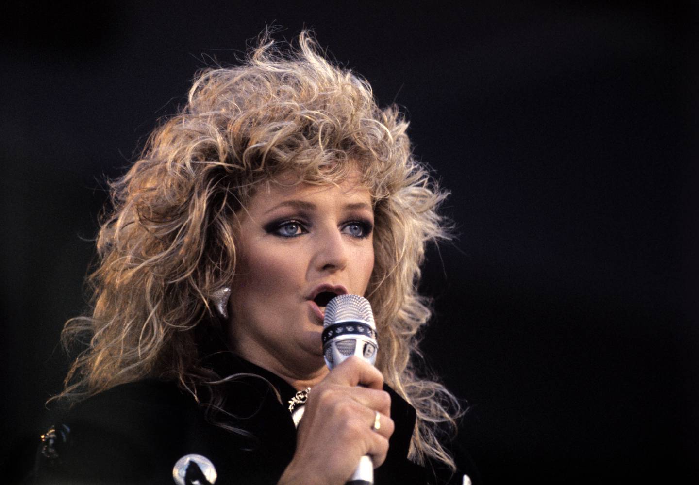 Bonnie Tyler på Momarkedet på 80-tallet.