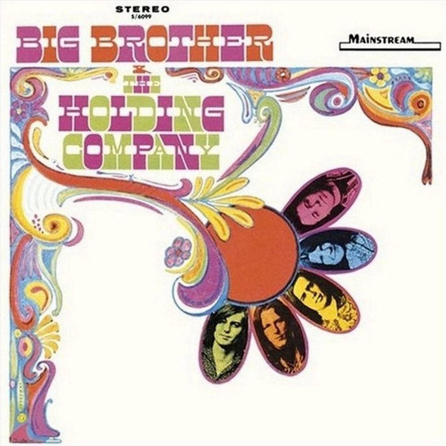 Det tidstypiske omslaget på det første albumet til Janis Joplin og Big Brother Holding Company fra 1967.
