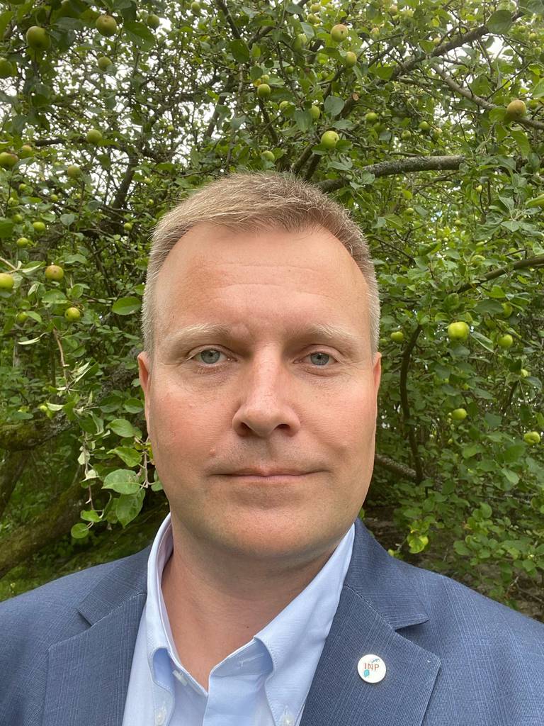 Christian Fredrik Resberg, 1. kandidat for Industri- og Næringspartiet.