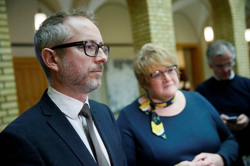 NEKTET: SVs Bård Vegar Solhjell og Venstre-leder Trine Skei har ikke fått visum til Russland.