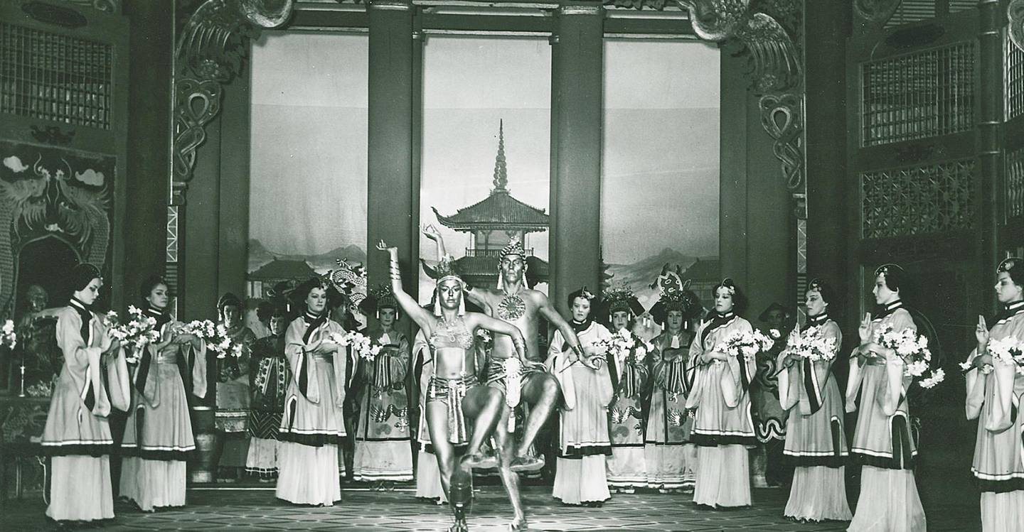 Innvielse av Deutsches Theater i juni 1941, med Franz Lehàrs operette «Land des Lächelns».                                                 FOTO: RIKSARKIVET