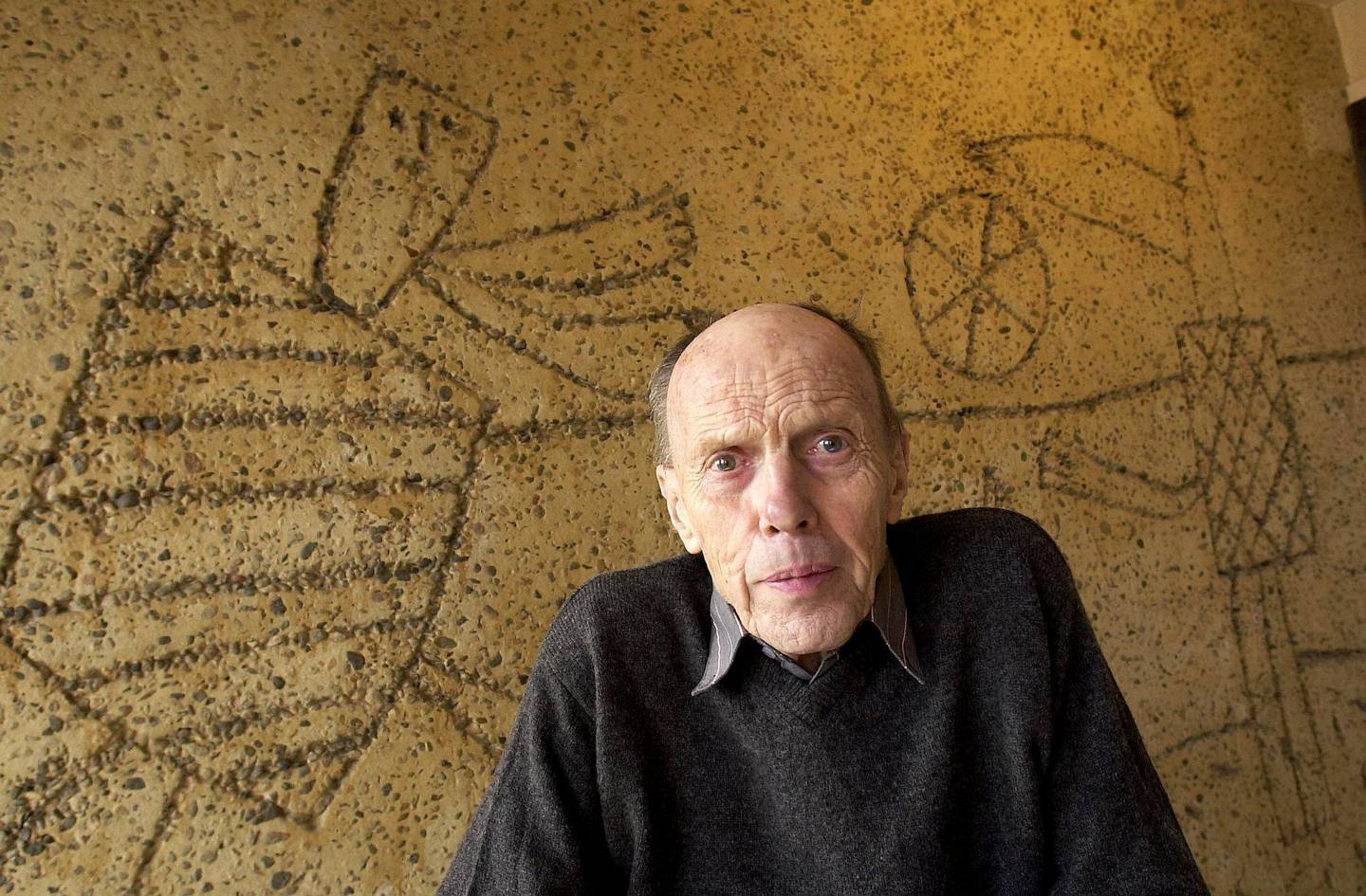 Carl Nesjar samarbeidet med Pablo Picasso om frisene på Y-blokka og i Barcelona.