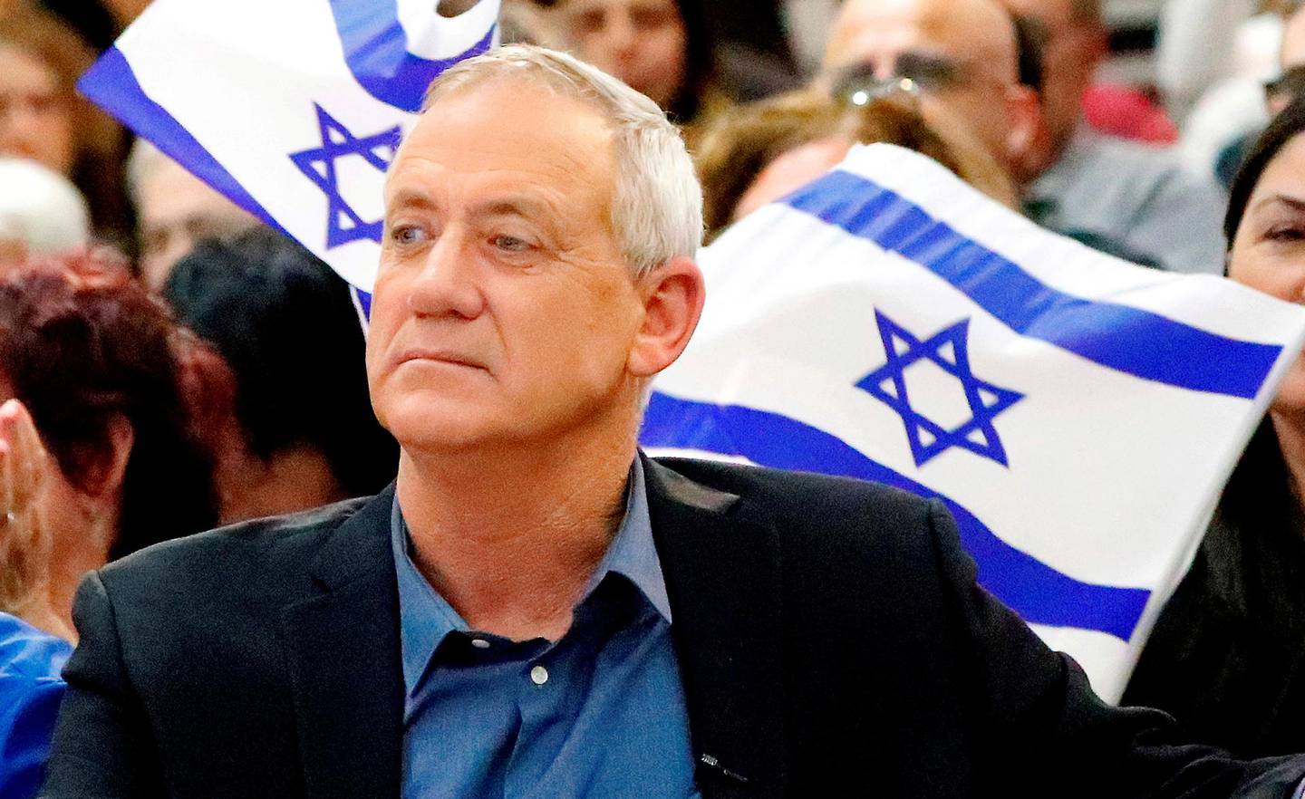 UTFORDRER: Benny Gantz vil bli Israels neste statsminister. FOTO: JACK GUEZ/NTB SCANPIX