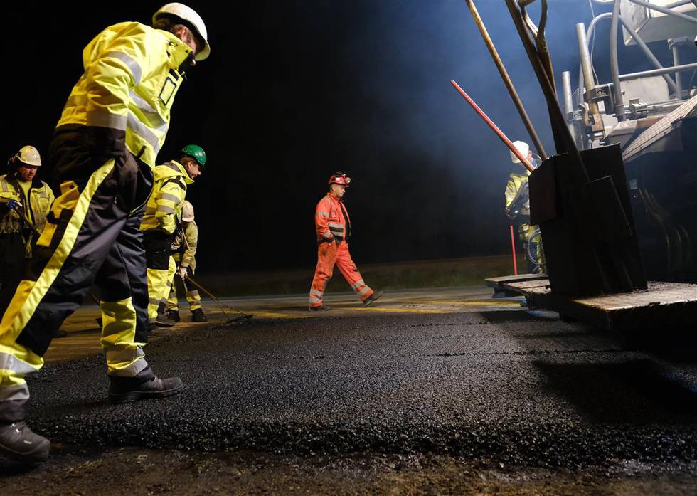 Det skal legges nesten 76.000 tonn asfalt i Rogaland de neste månedene.