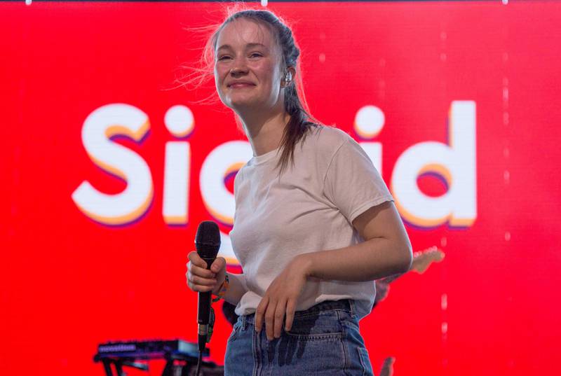 Sigrids karriere når et nytt høydepunkt når hun lørdag kommer med plate for første gang. Her på Coachella-festivalen i California forrige helg.