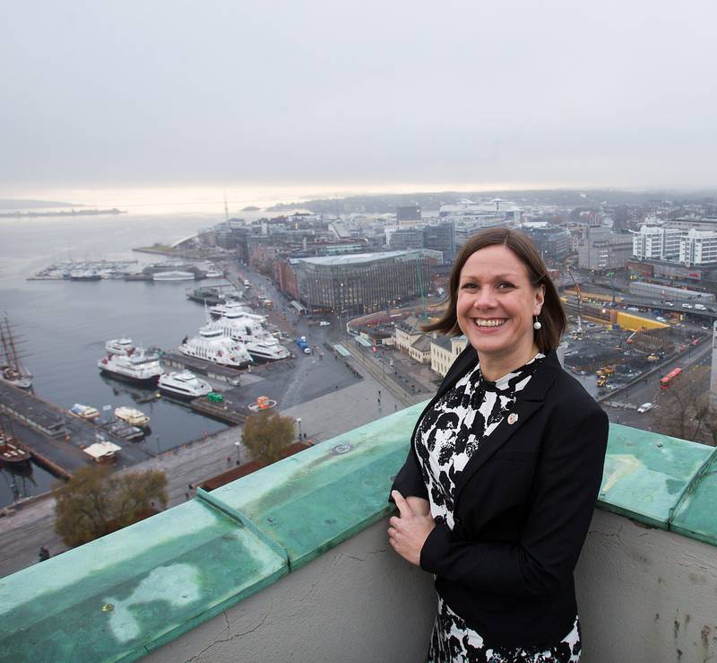 Hanna Marcussen (MDG) er byråd for byutvikling i Oslo kommune. Hun mener Oslo er på rett vei innen klimavennlige bygg, men anbefaler å ta en titt mot København. FOTO: ARNE OVE BERGO