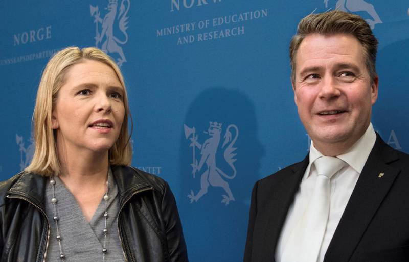Både integreringsminister Sylvi Listhaug og justisminister Per-Willy Amundsen vil slå hardere ned på vold i skolen.