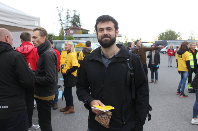 Andreas Keller var en av dem som valgte å parkere på Ikea for å ta bussen til Oslo.