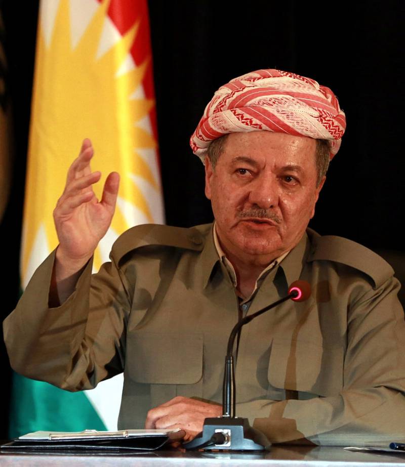 President Massoud Barzani i den kurdiske selvstyrte regionen i Irak.