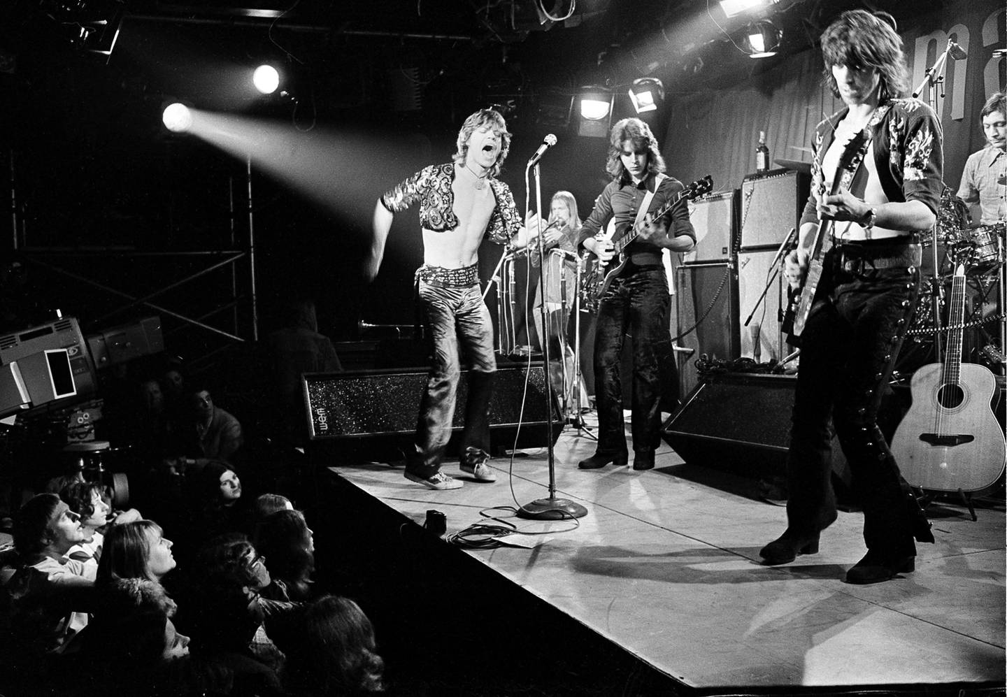 Her startet det i juli 1962 – på Marquee Club i London. Her er Rolling Stones i sving noen år senere samme sted, i 1971. Foto: AP