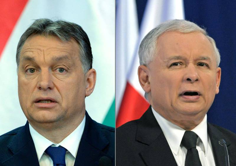 LIKE: Jaroslaw Kaczynski, leder av Polens regjeringsparti PIS, viser likhetstrekk med Ungarns statsminister Viktor Orban, mener norsk dommer. FOTO: NTB SCANPIX