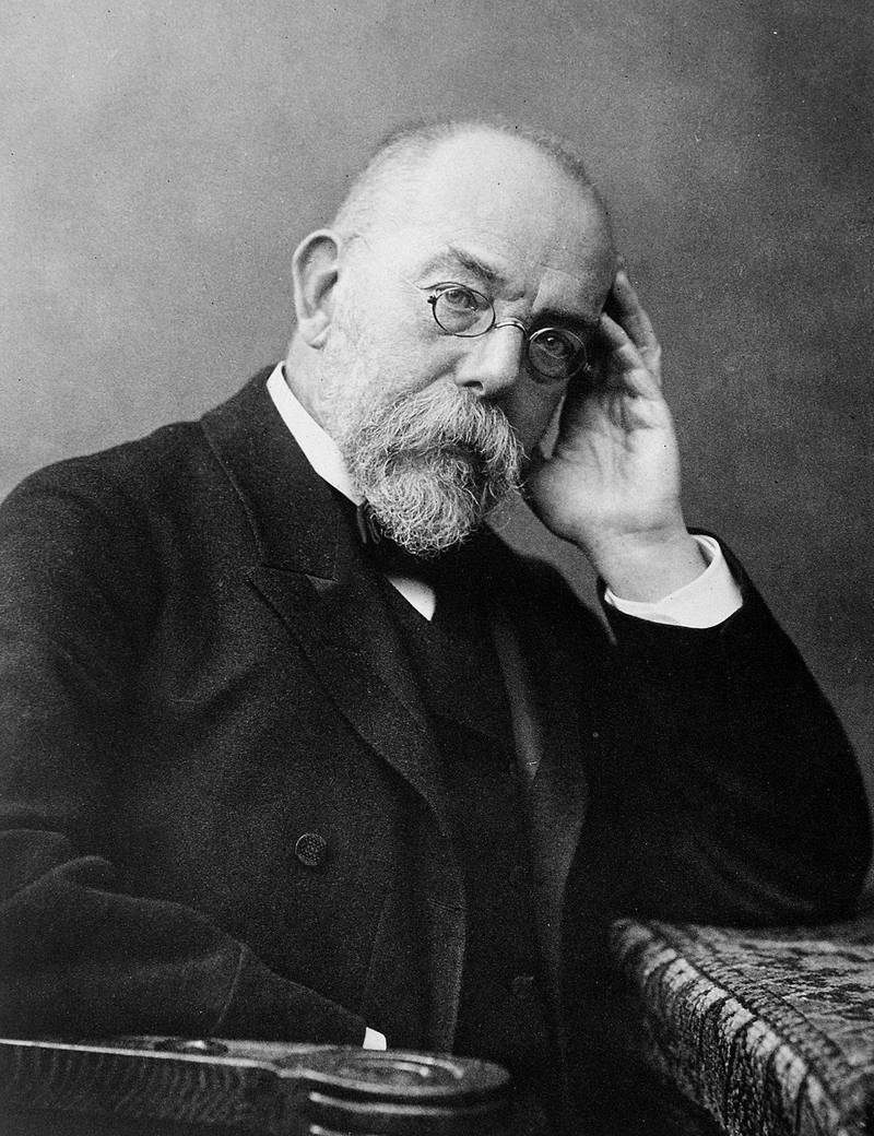 Robert Koch forsket på mikrobene som forårsaket farlige sykdommer. Foto: Wikipedia