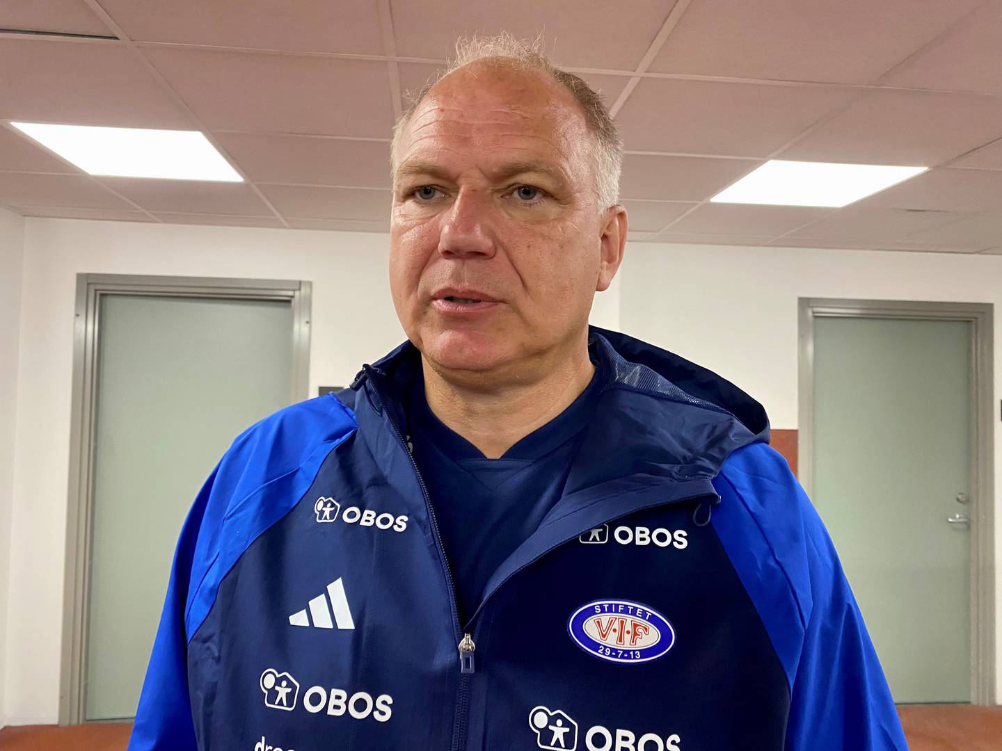 Vålerenga-trener Dag-Eilev Fagermo etter cupkampen mot Lyn på Bislett torsdag kveld.