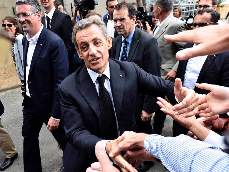Ekspresident Nicolas Sarkozy prøver igjen.