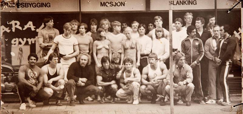 80-talls: Kroppsbygging, mosjon og slanking reklamerte Harald’s gym med under åpningen i 1980. FOTO: PRIVAT