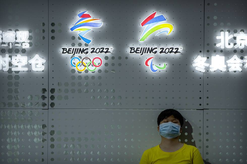 Signalet om politisk OL-boikott fra vestlige land er ikke populært i Kina. Foto: Mark Schiefelbein / AP / NTB