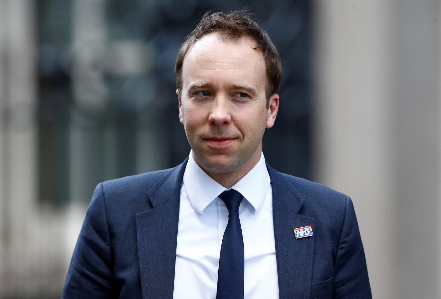 Britain's Secretary of State for Health Matt Hancock is seen outside Downing Street in London, Britain March 14, 2019. REUTERS/Henry Nicholls
