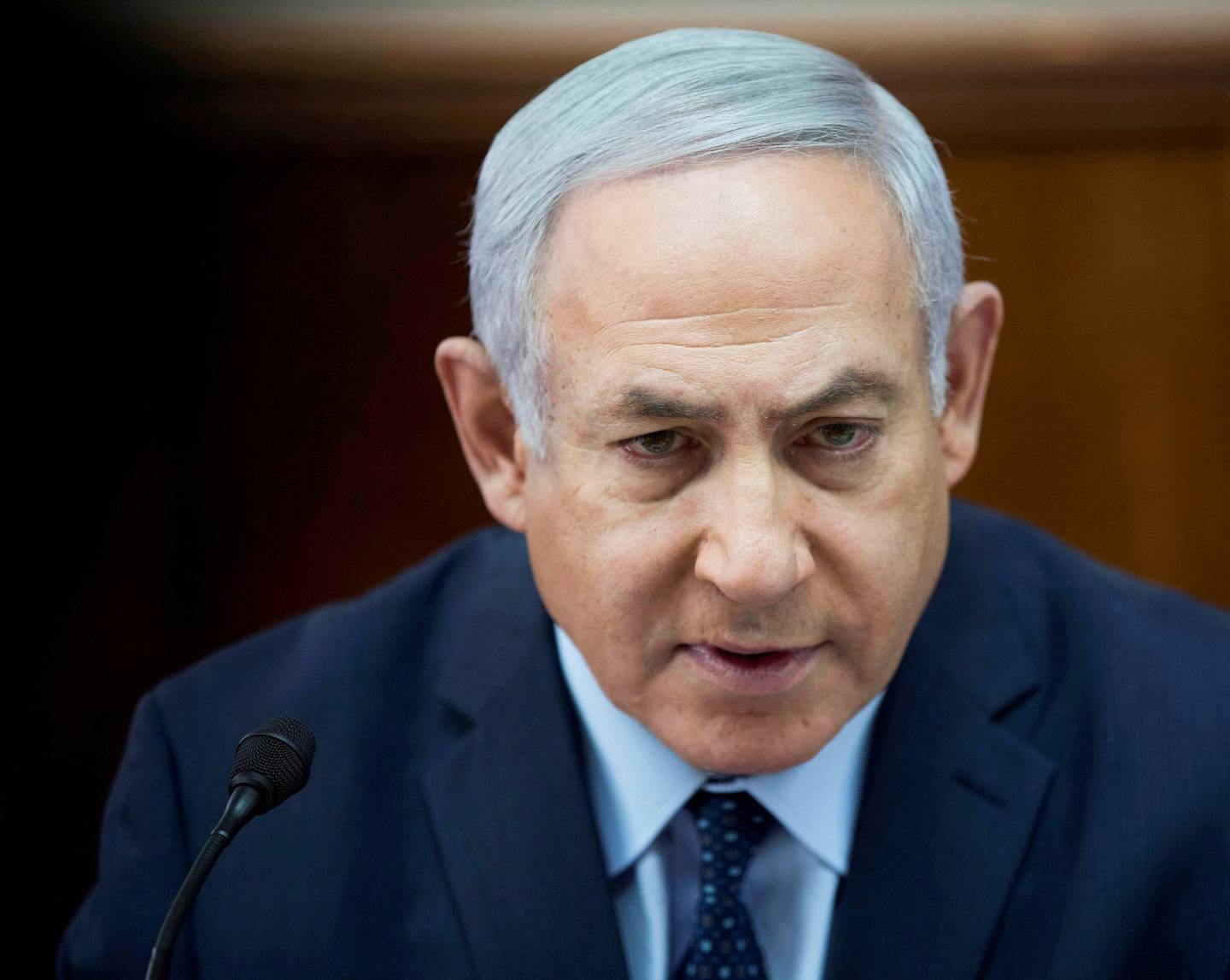 ÅPENT: Tidligere holdt Israel tyst om sine egne angrep, nå er derimot alt «åpent». Her statsminister Benjamin Netanyahu. FOTO: NTB SCANPIX
