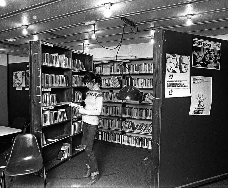 Bibliotek 7  Munkedamsveien 15, mars 1978.