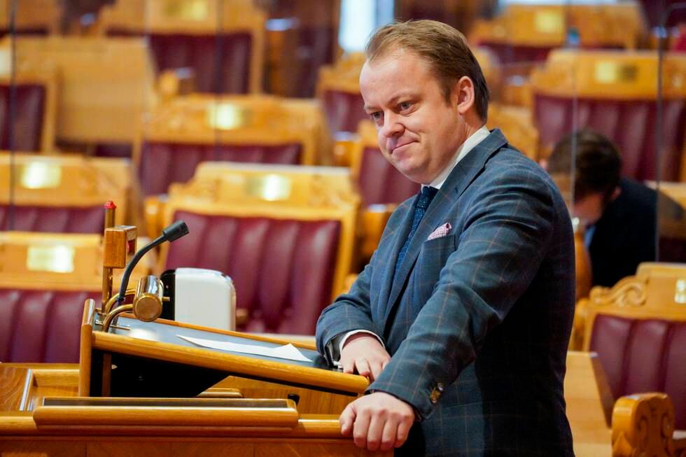 Erlend Wiborg, innvandrings- og integreringspolitisk talsperson for Framstegspartiet.
Foto: Ole Berg-Rusten / NTB