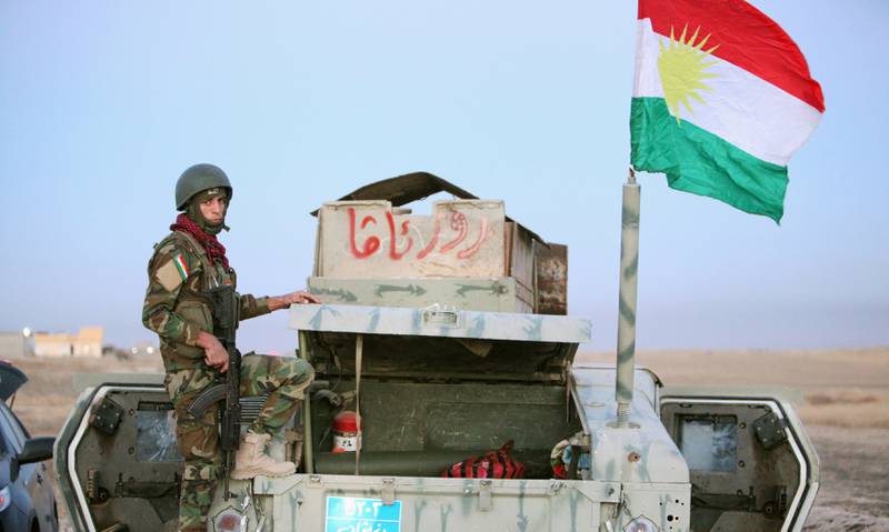 Kurdiske Peshmerga-styrker.