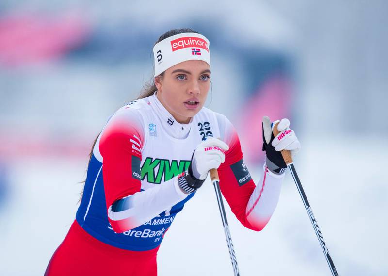 Konnerud 20200131. 
Kristine Stavås Skistad under sprint prolog under NM på ski på Konnerud.
Foto: Terje Pedersen / NTB scanpix
