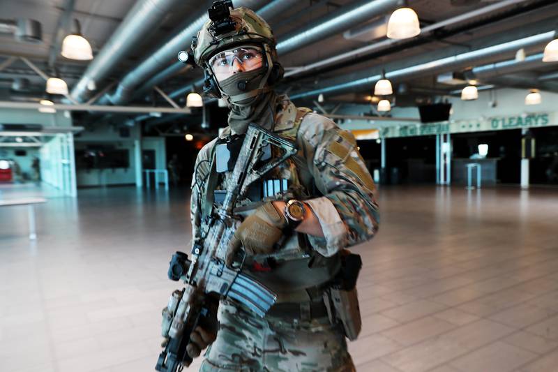 Forsvarets spesialkommando (FSK) under øvelse Oslofjord 2019 *** Local Caption *** Norwegian Special Operation Commando during exercise Oslofjord 2019