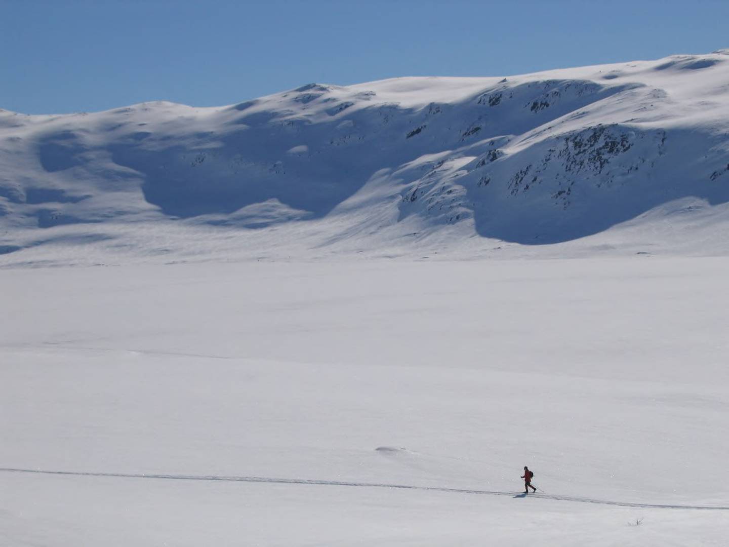 En ny studie viser at en rekke skisteder vil slite med å tilby skiføre i påsken fram mot 2050. Men på høyfjellet vil det fortsatt komme rikelig med snø. FOTO: GUNNAR LIER/NTB SCANPIX