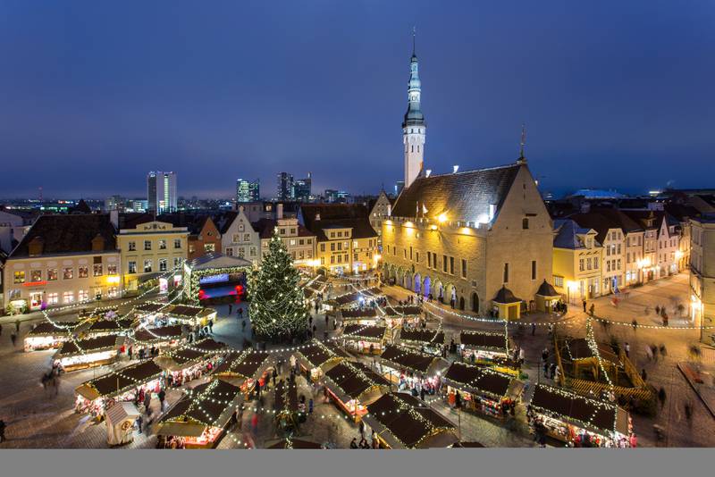 Senk skuldrene og unn deg en juletur med innlagt spabesøk i superhyggelige Tallin. FOTO: TALLINS TURISTKONTOR