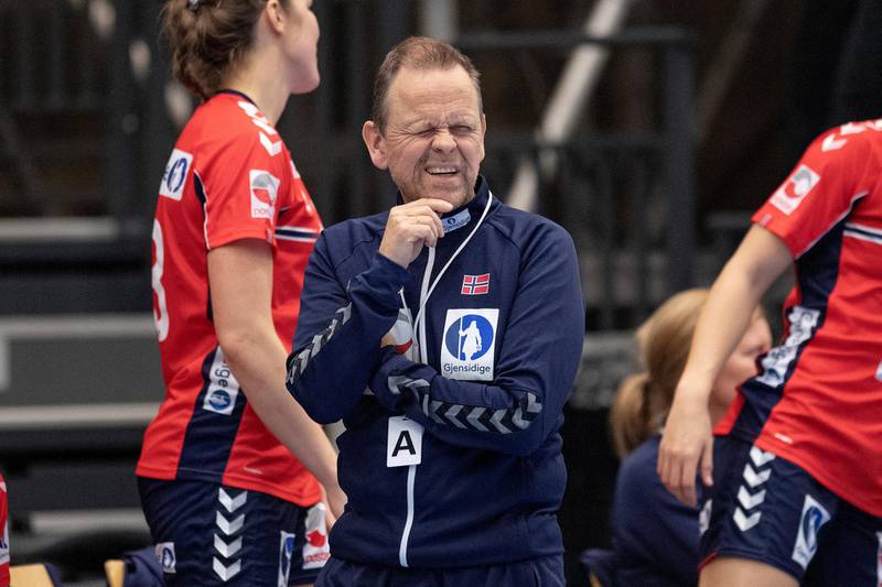 Thorir Hergeirsson prøver å holde fokus.
Foto: Bo Amstrup / NTB