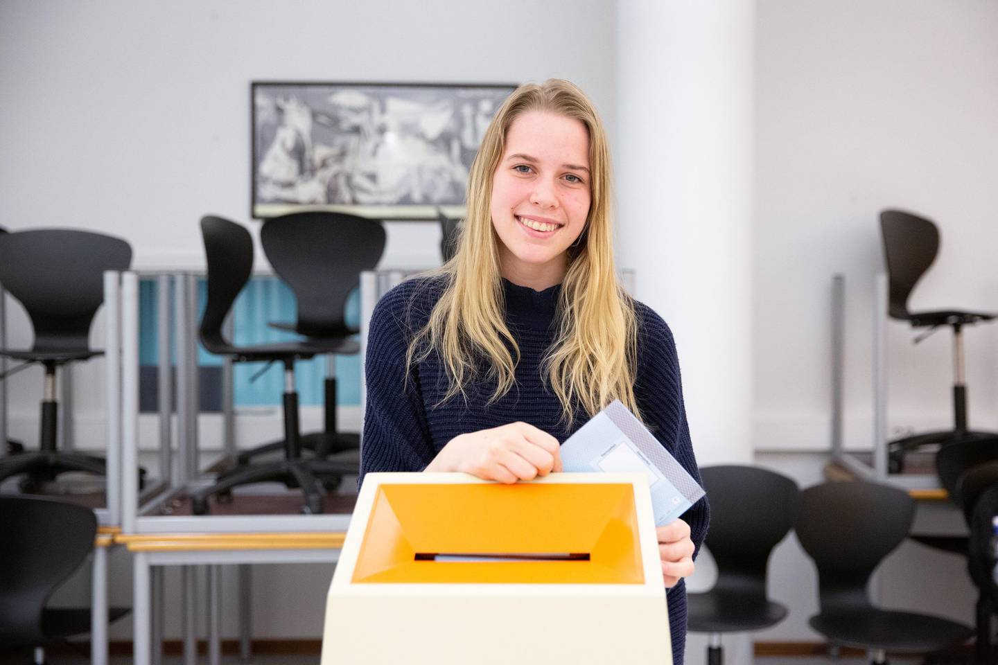 Med sine 18 år er Sofie Thelin den yngste lokalpolitikeren som stiller til valg under kommunevalget 2019 i Moss.