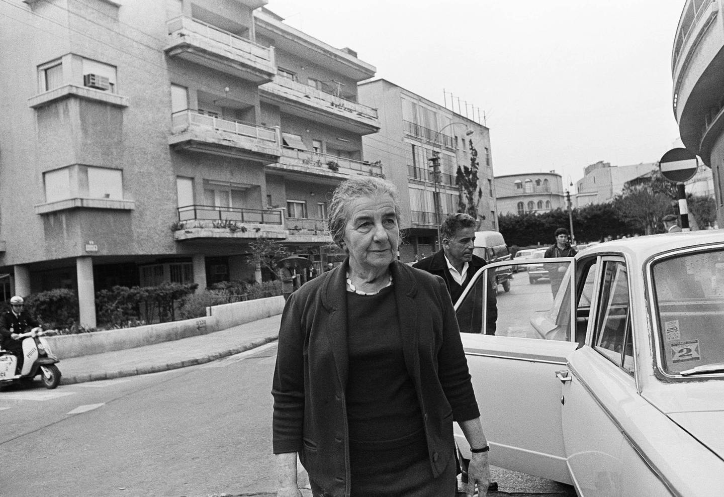 Mrs. Golda Meir newly elected Israeli prime Minister, March 7, 1969. (AP Photo/Calvert)